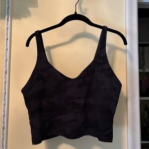 Women’s Lululemon Align Tank Top, light support C/D Cup in Black Camouflage